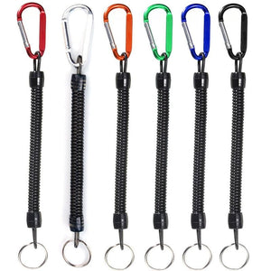 Tactical Retractable Plastic Spring Elastic Rope