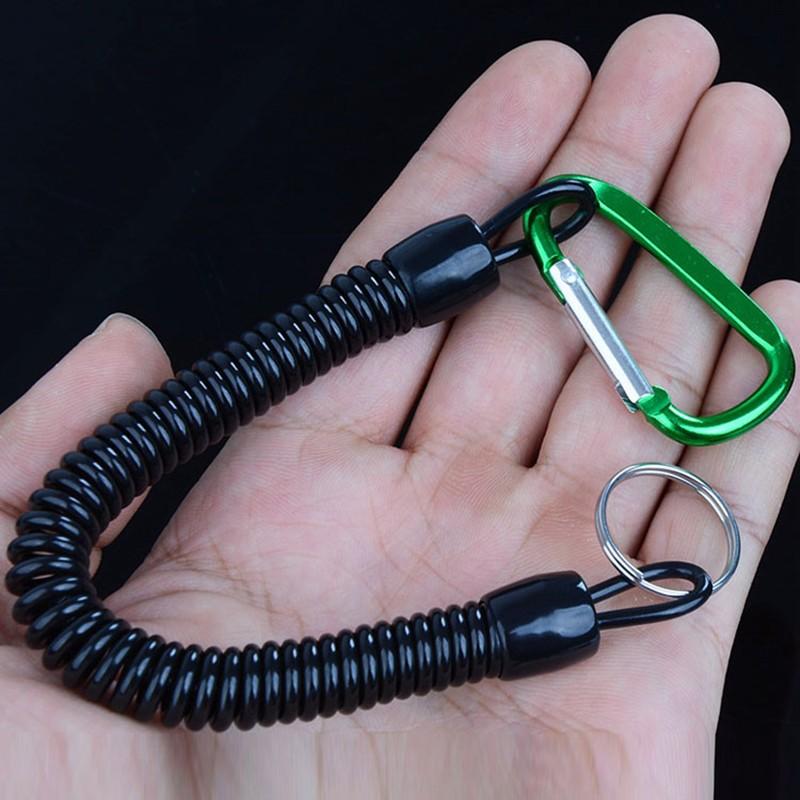 Tactical Retractable Plastic Spring Elastic Rope