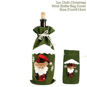 Wine Bottle Christmas Decorations