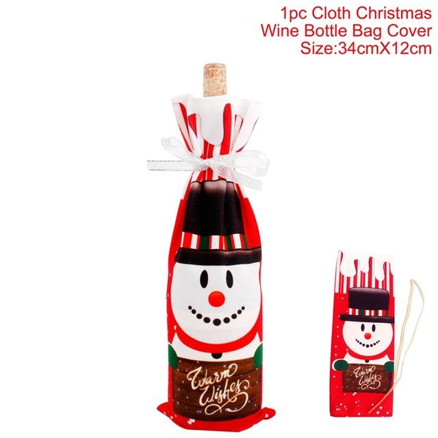 Wine Bottle Christmas Decorations