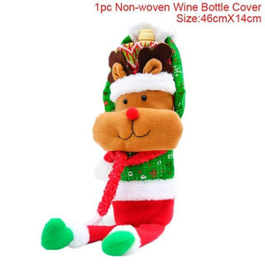 Wine Bottle Christmas Decorations