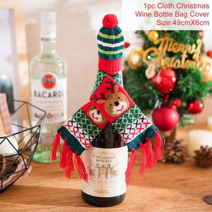 Wine Bottle Christmas Decorations